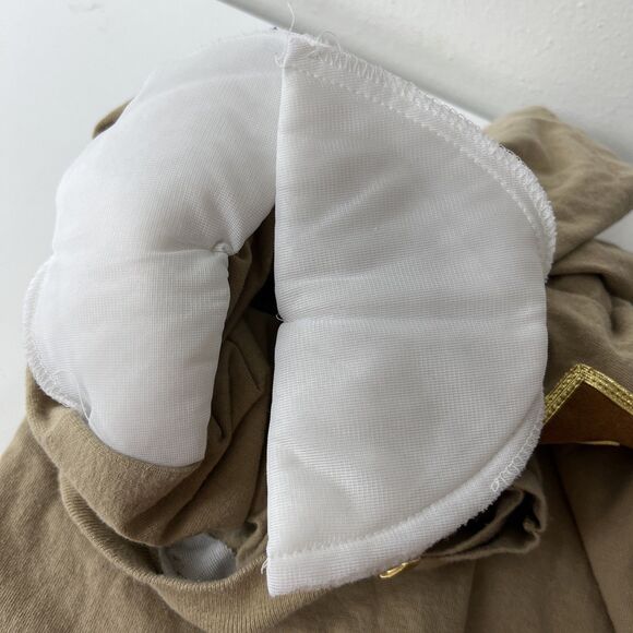 Vintage Clodia Dee Shirt Women Medium Brown Gold Cotton Animal Embroidered Tee - Picture 15 of 16